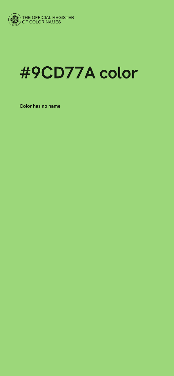 #9CD77A color image
