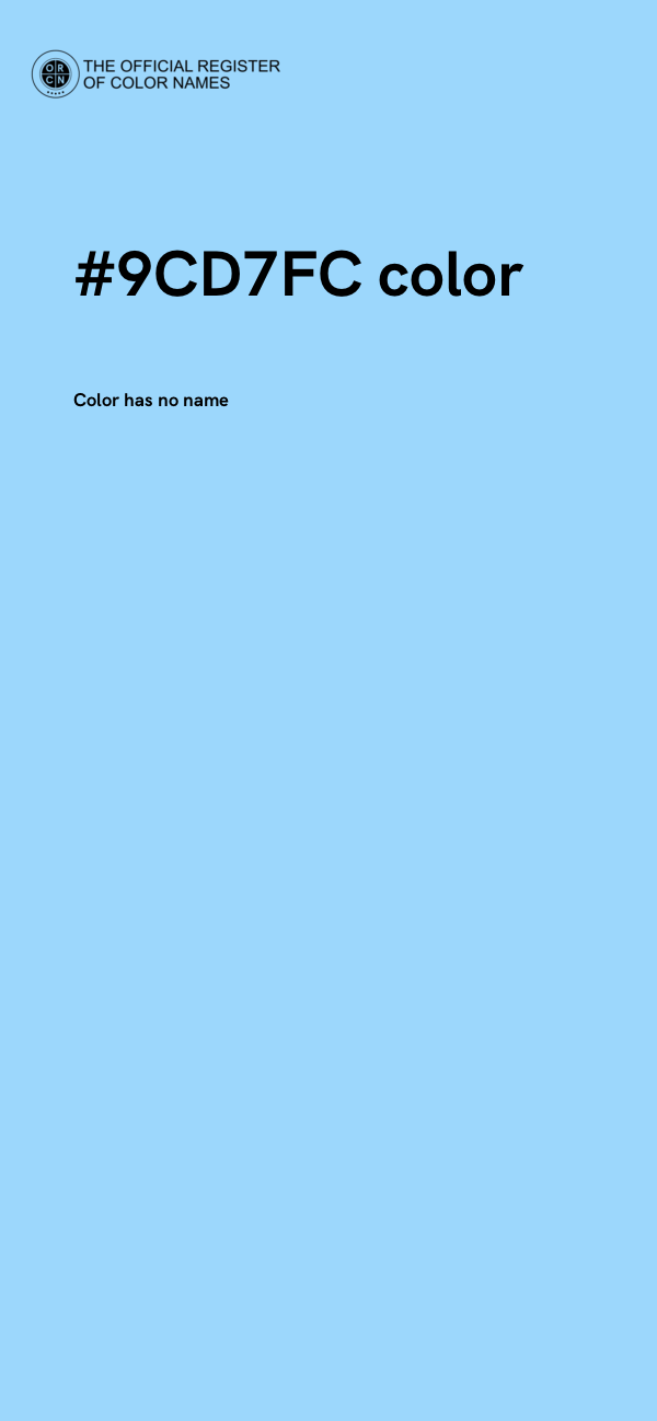 #9CD7FC color image