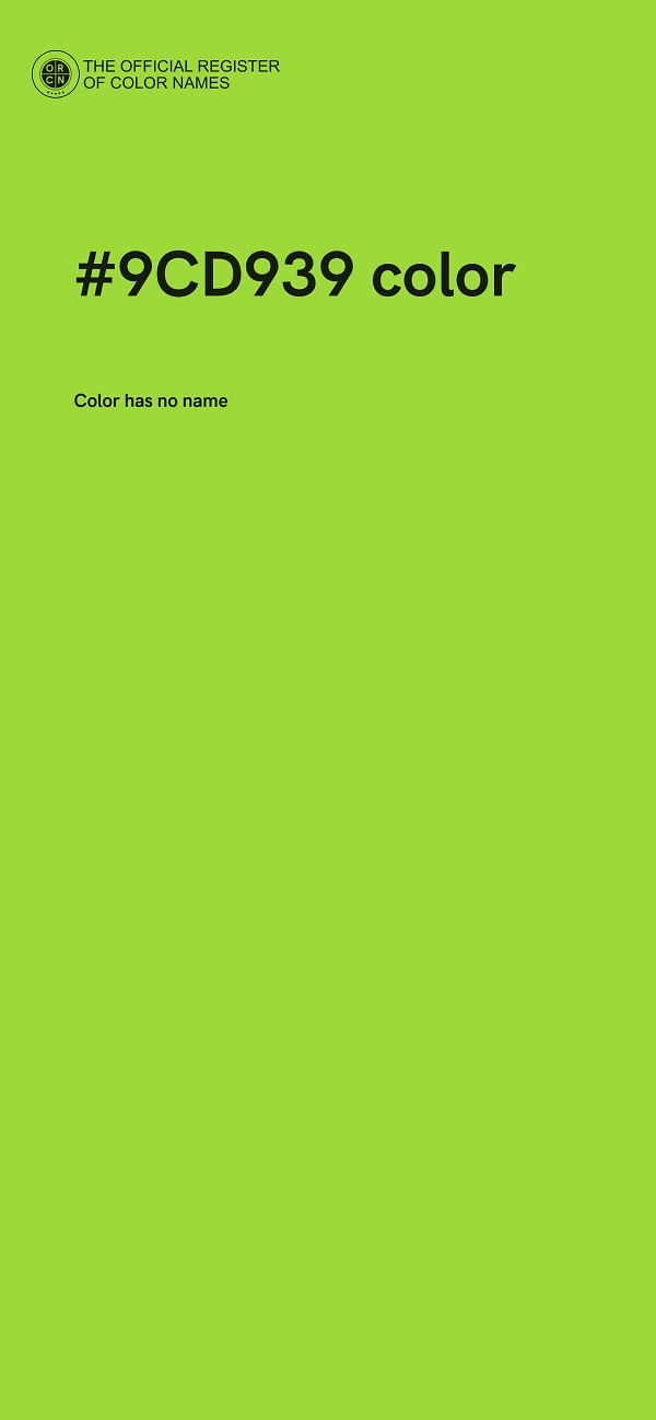 #9CD939 color image