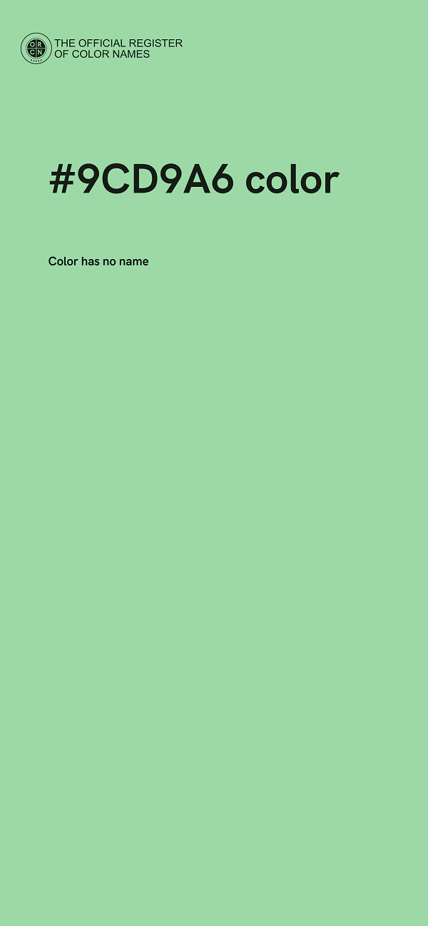 #9CD9A6 color image