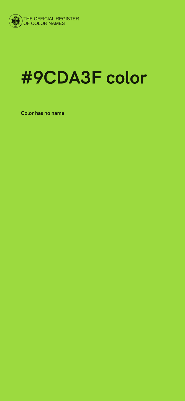 #9CDA3F color image