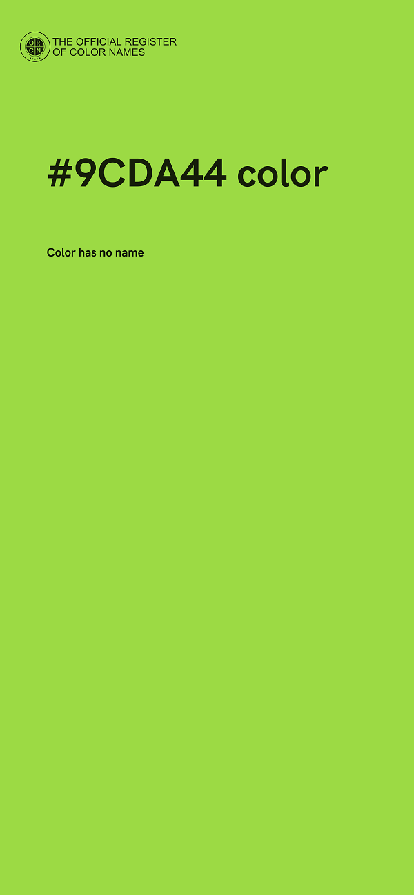 #9CDA44 color image