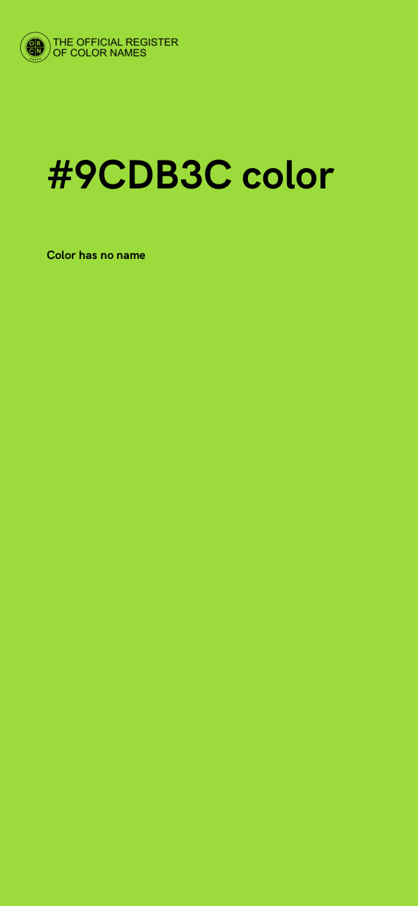 #9CDB3C color image