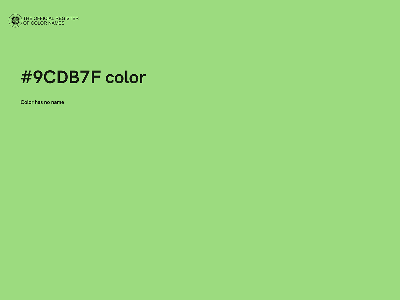 #9CDB7F color image