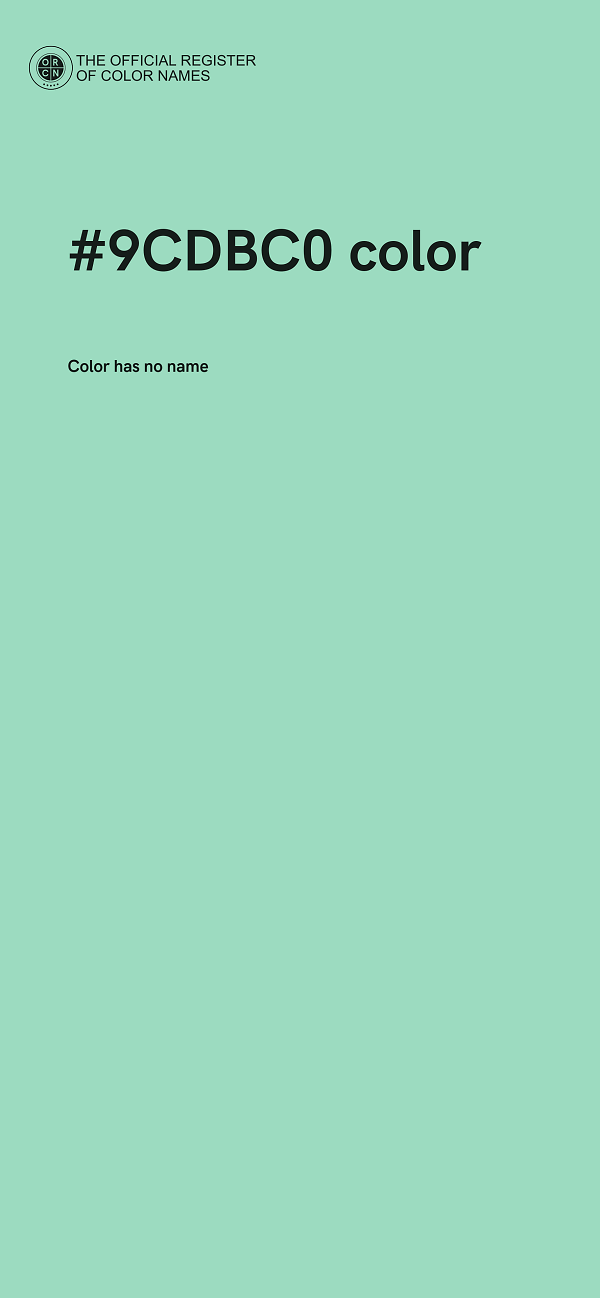 #9CDBC0 color image