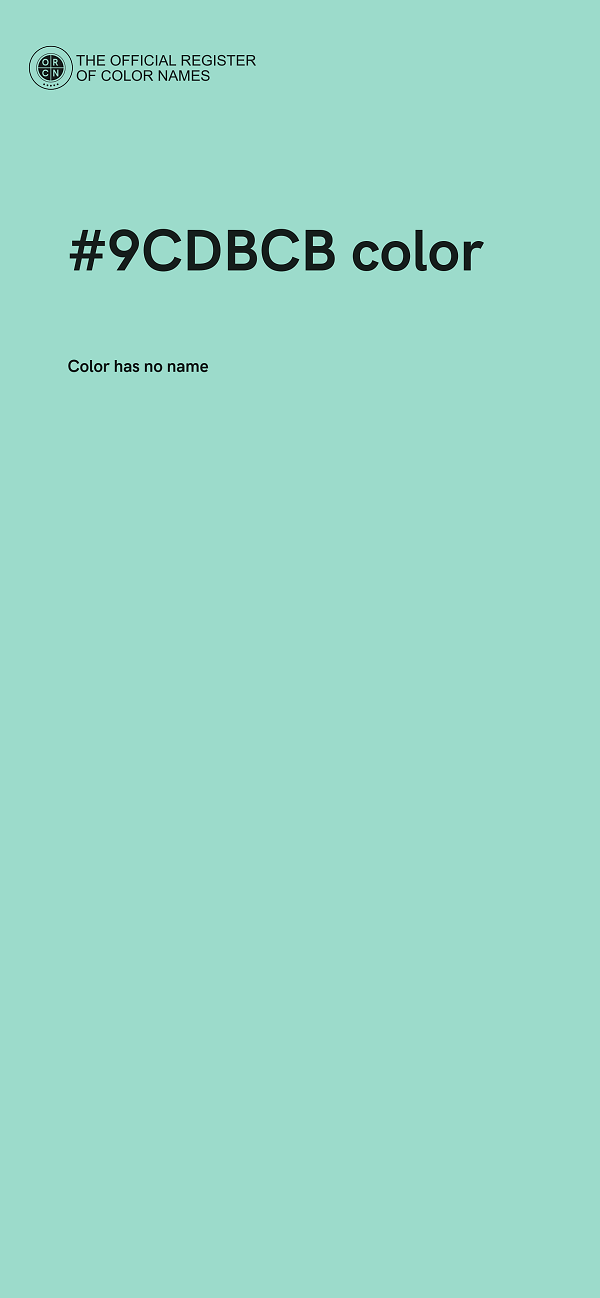 #9CDBCB color image
