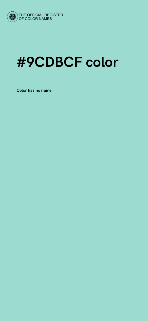 #9CDBCF color image