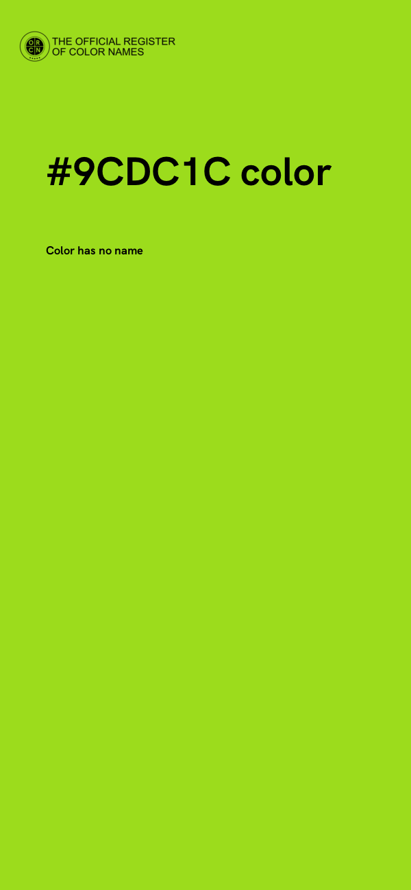 #9CDC1C color image