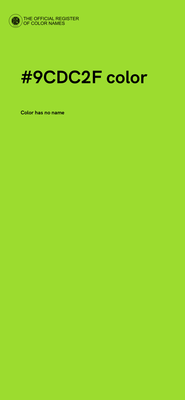#9CDC2F color image