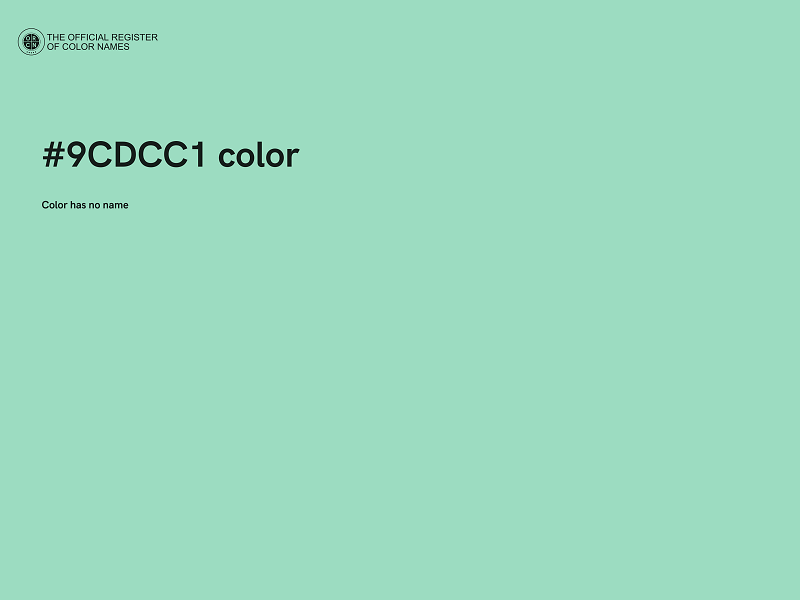 #9CDCC1 color image