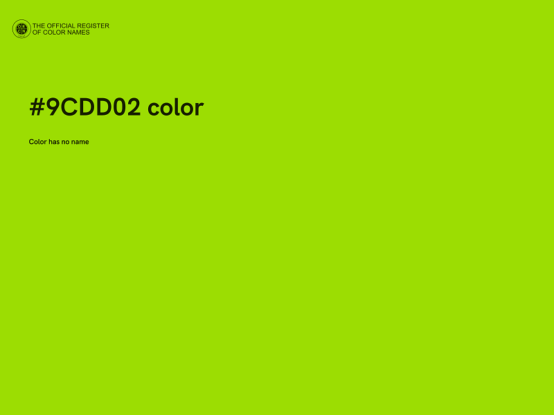 #9CDD02 color image