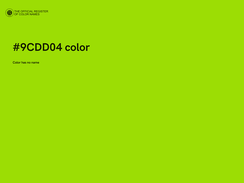 #9CDD04 color image