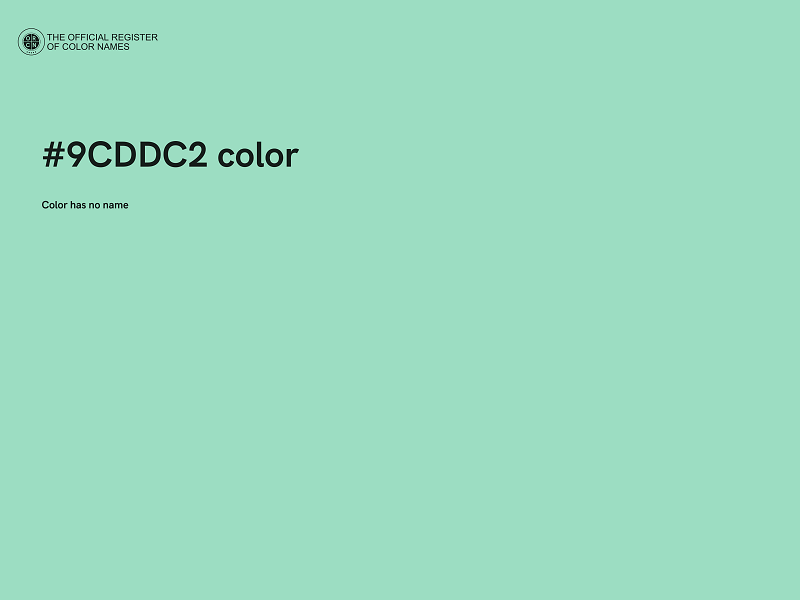 #9CDDC2 color image