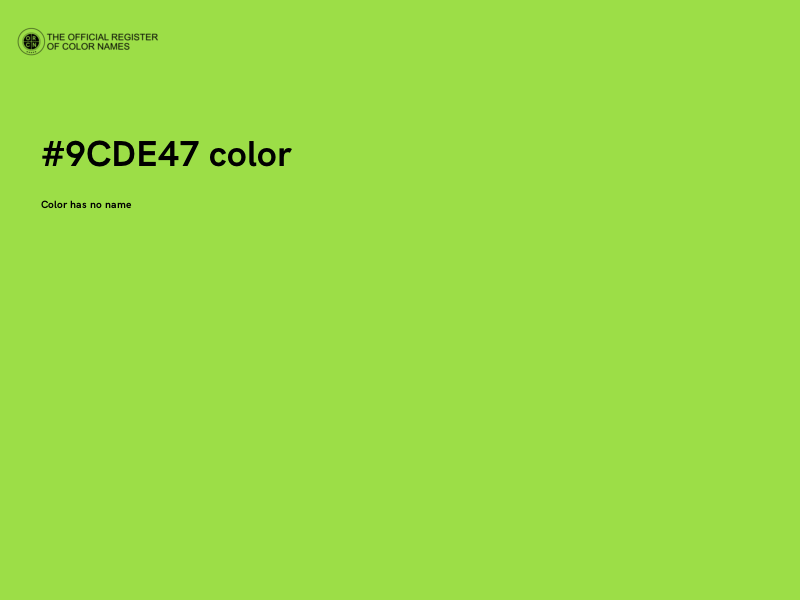 #9CDE47 color image