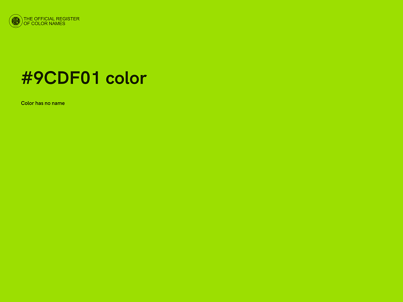 #9CDF01 color image