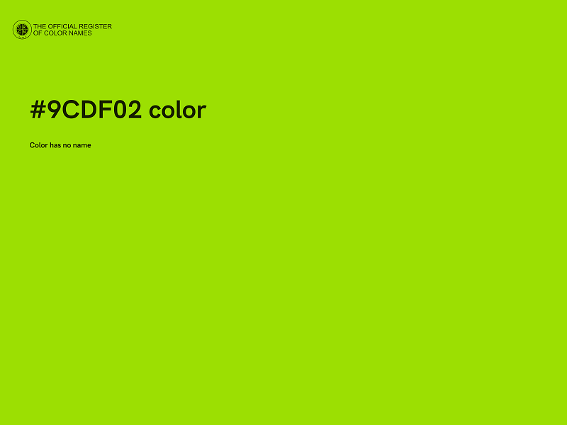 #9CDF02 color image