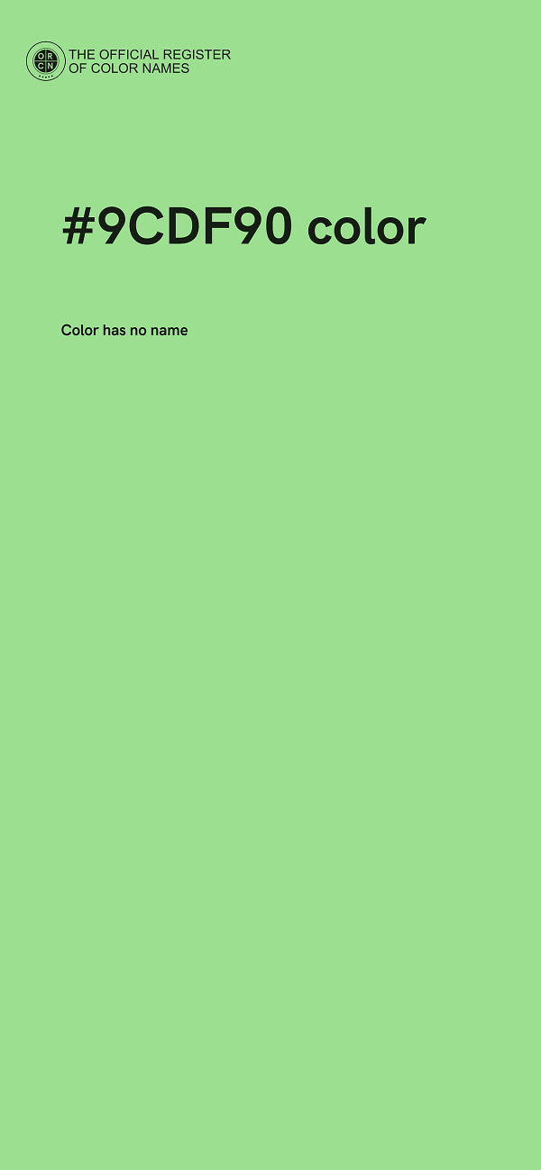 #9CDF90 color image