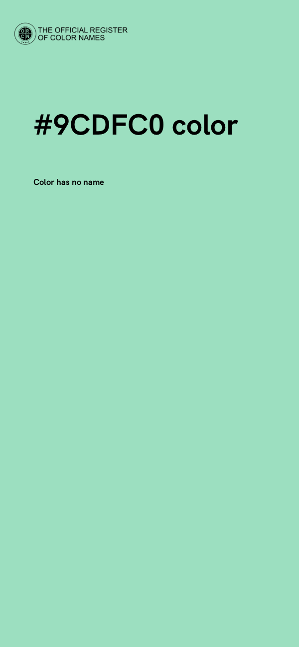 #9CDFC0 color image