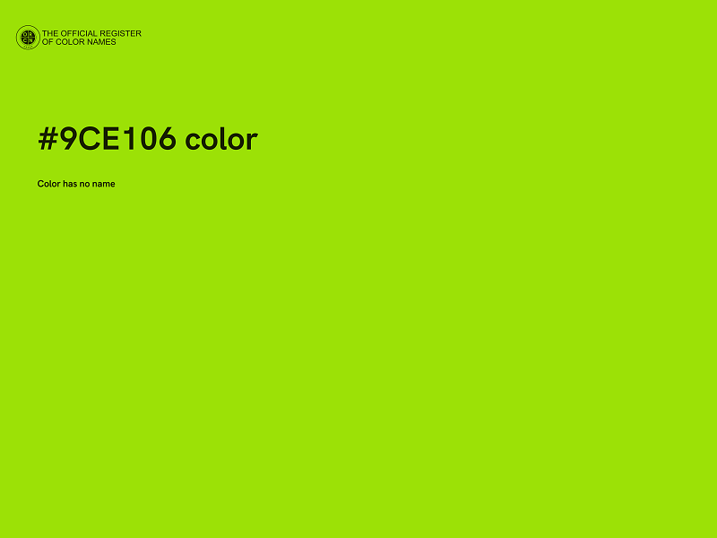 #9CE106 color image