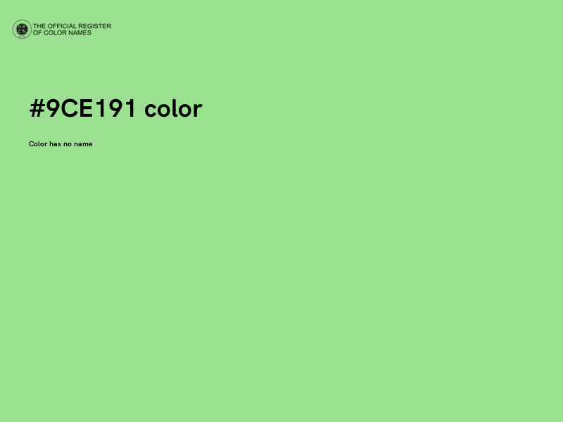 #9CE191 color image