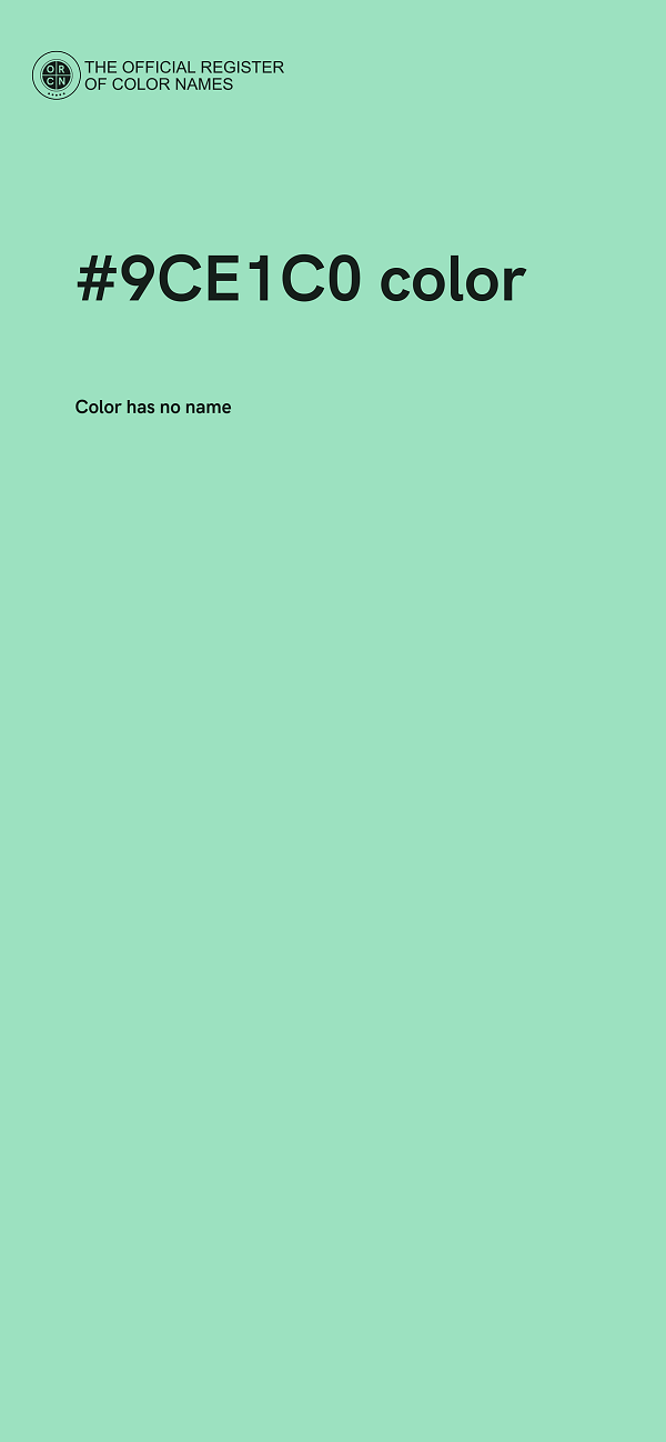 #9CE1C0 color image