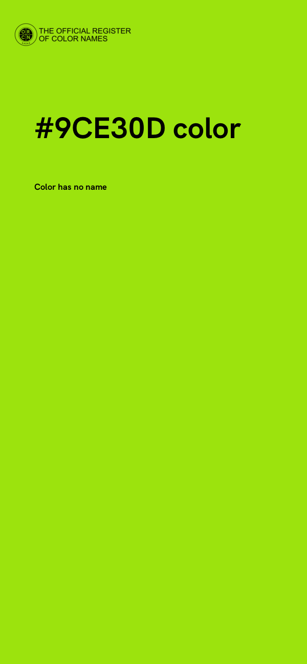 #9CE30D color image