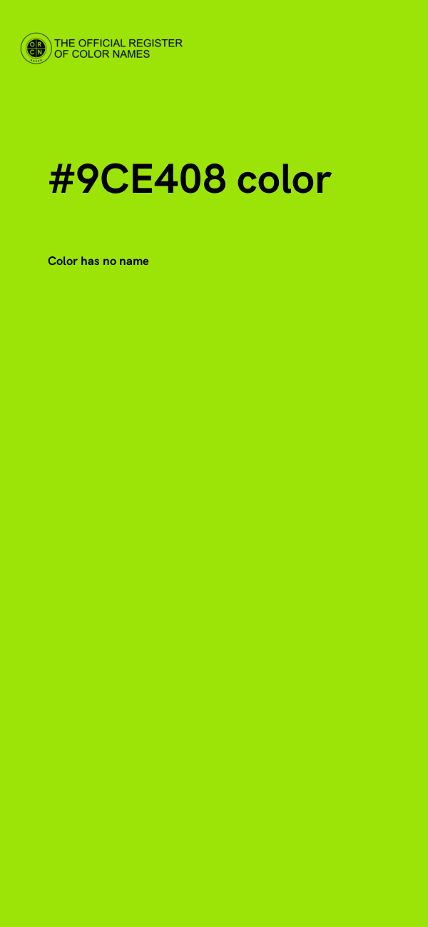 #9CE408 color image