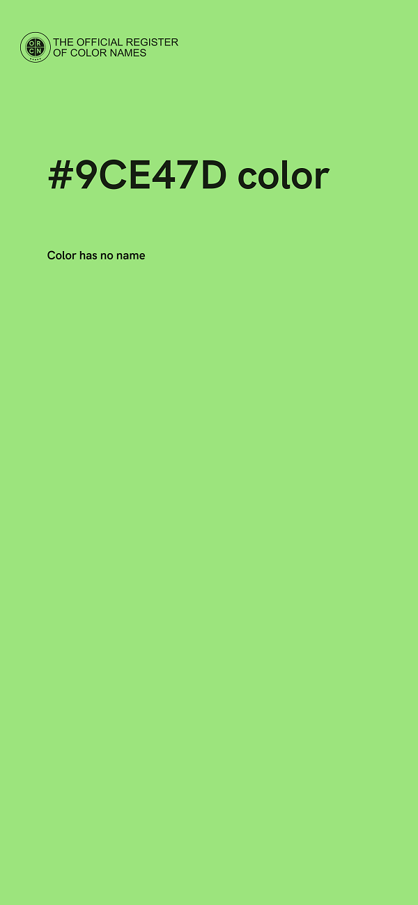 #9CE47D color image