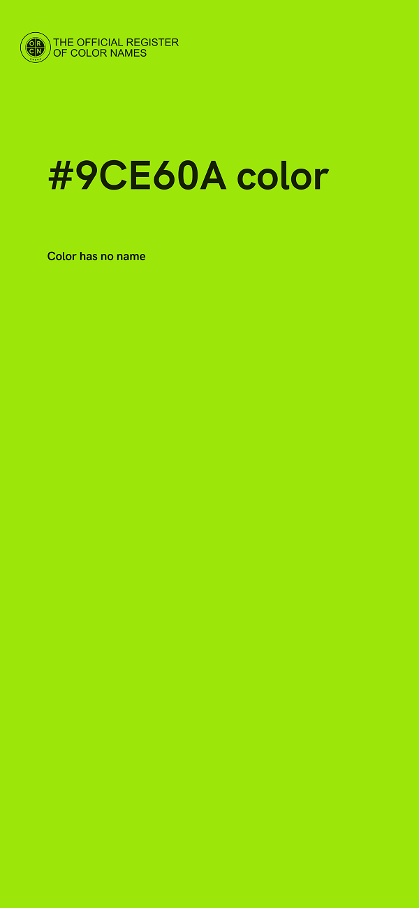 #9CE60A color image