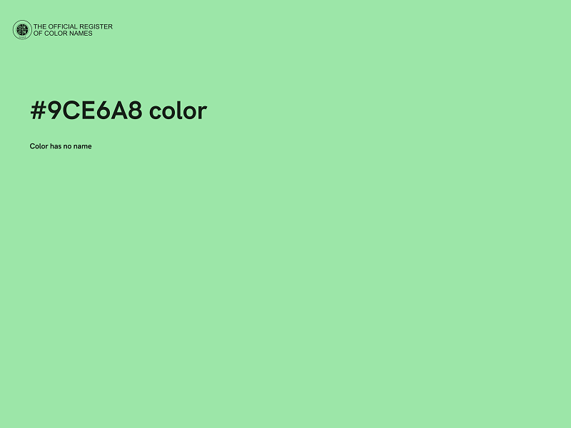 #9CE6A8 color image