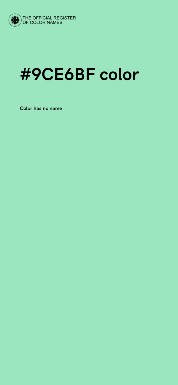 #9CE6BF color image