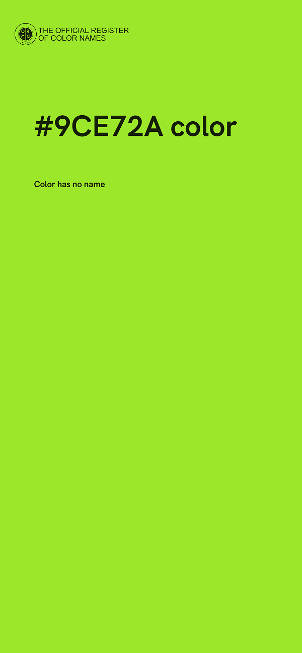 #9CE72A color image