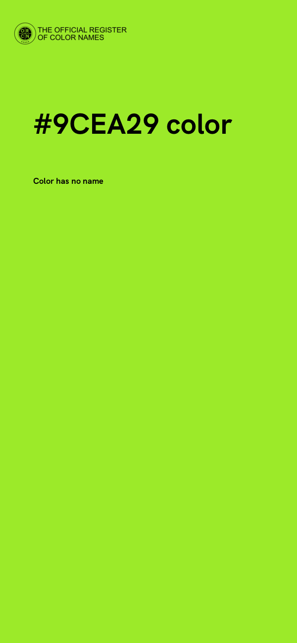 #9CEA29 color image