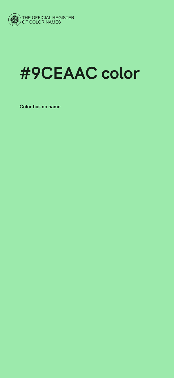 #9CEAAC color image
