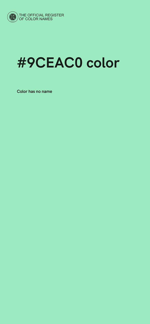 #9CEAC0 color image