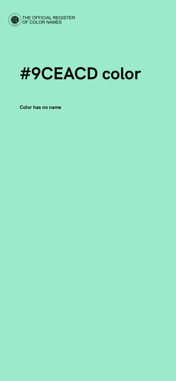 #9CEACD color image