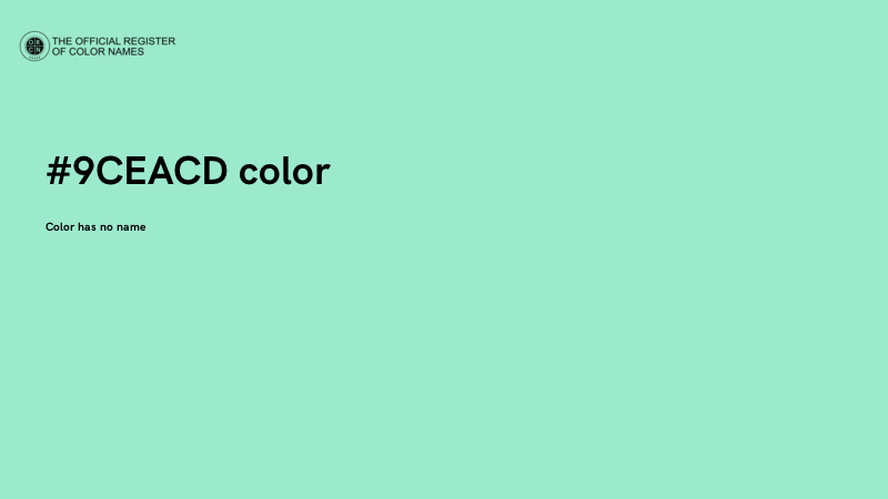 #9CEACD color image
