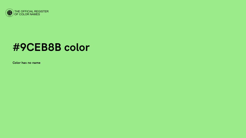 #9CEB8B color image