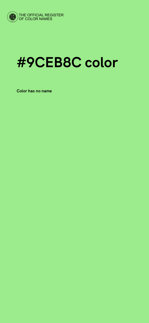 #9CEB8C color image