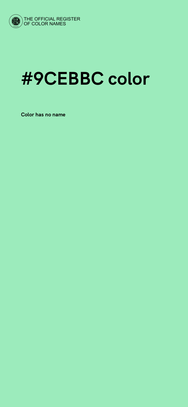 #9CEBBC color image