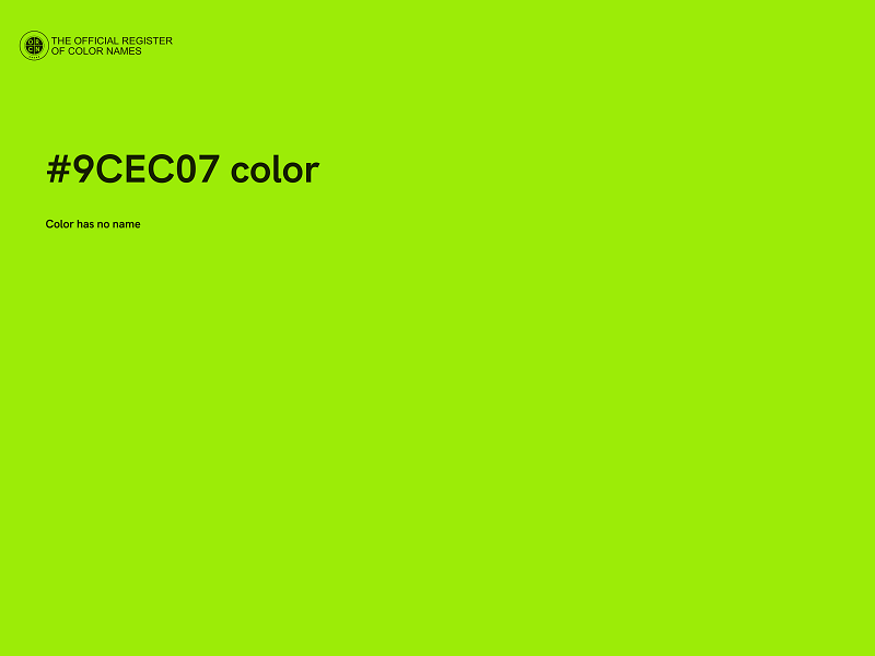 #9CEC07 color image