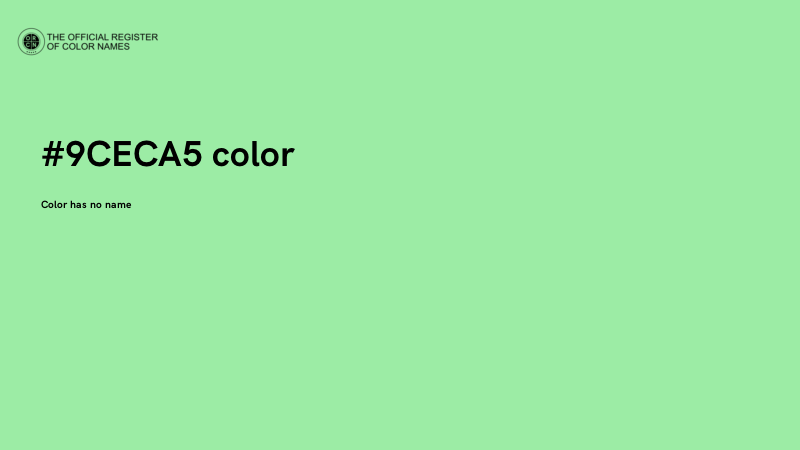 #9CECA5 color image