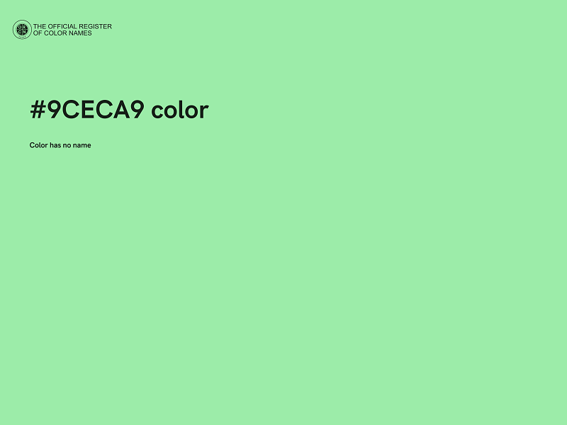 #9CECA9 color image