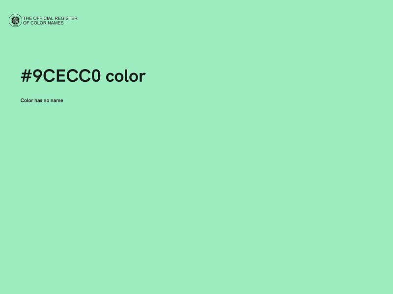 #9CECC0 color image