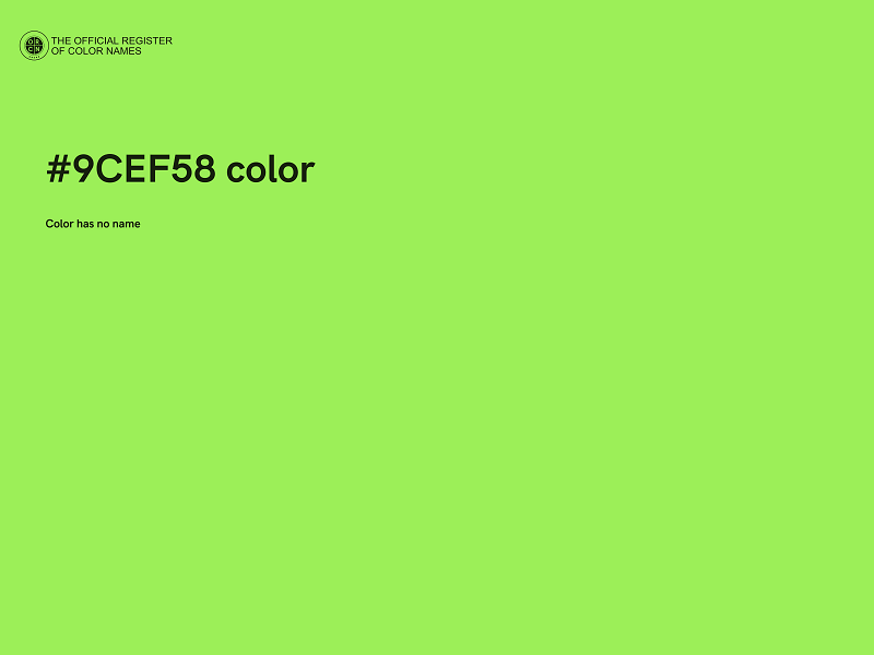 #9CEF58 color image