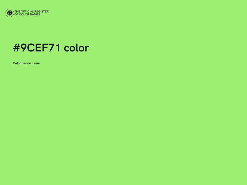 #9CEF71 color image