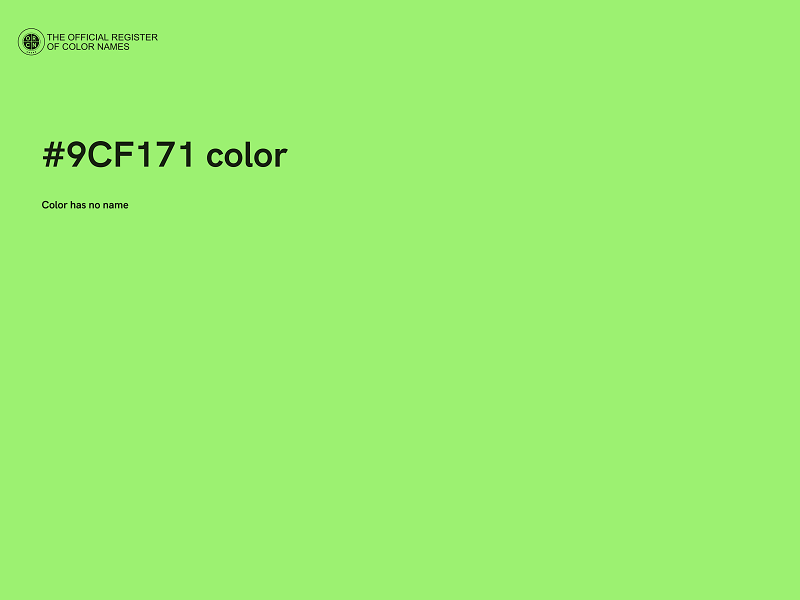 #9CF171 color image