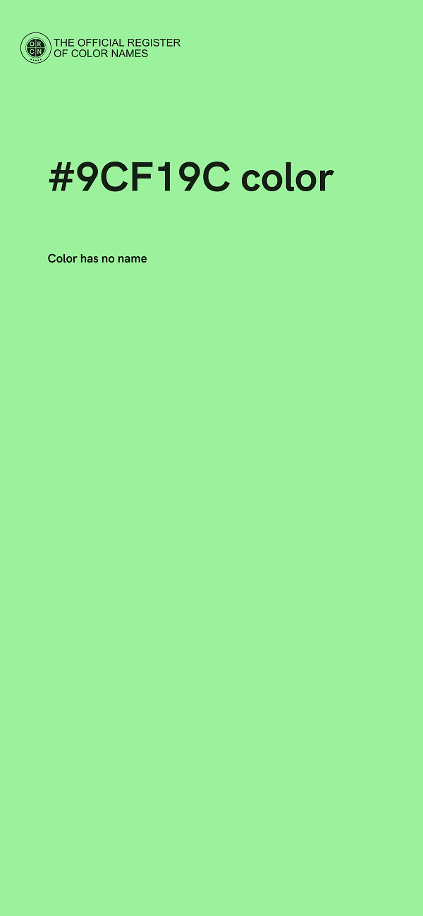#9CF19C color image