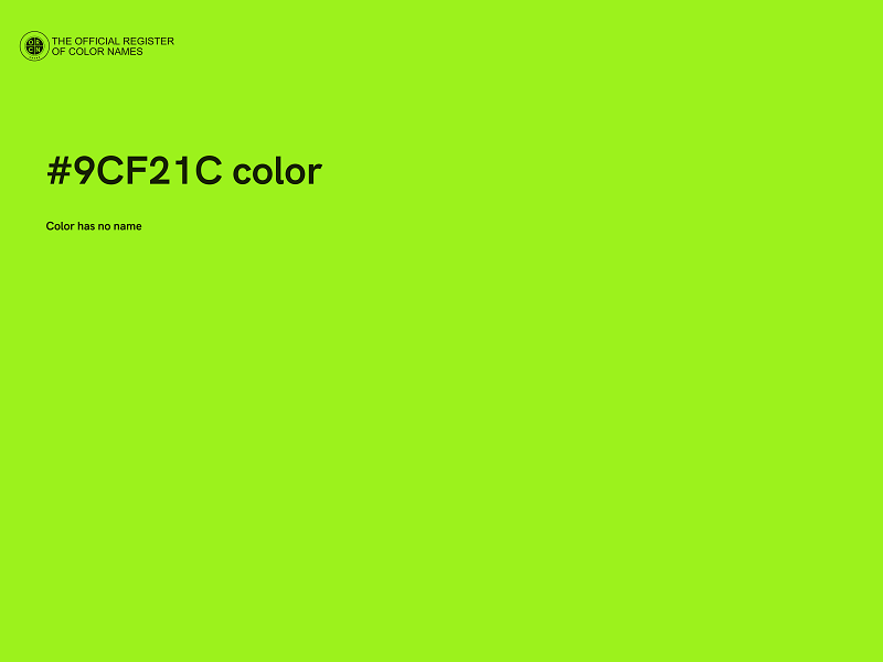 #9CF21C color image