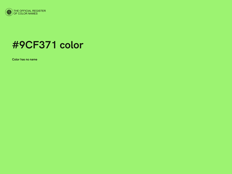 #9CF371 color image